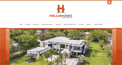 Desktop Screenshot of hollubhomes.com
